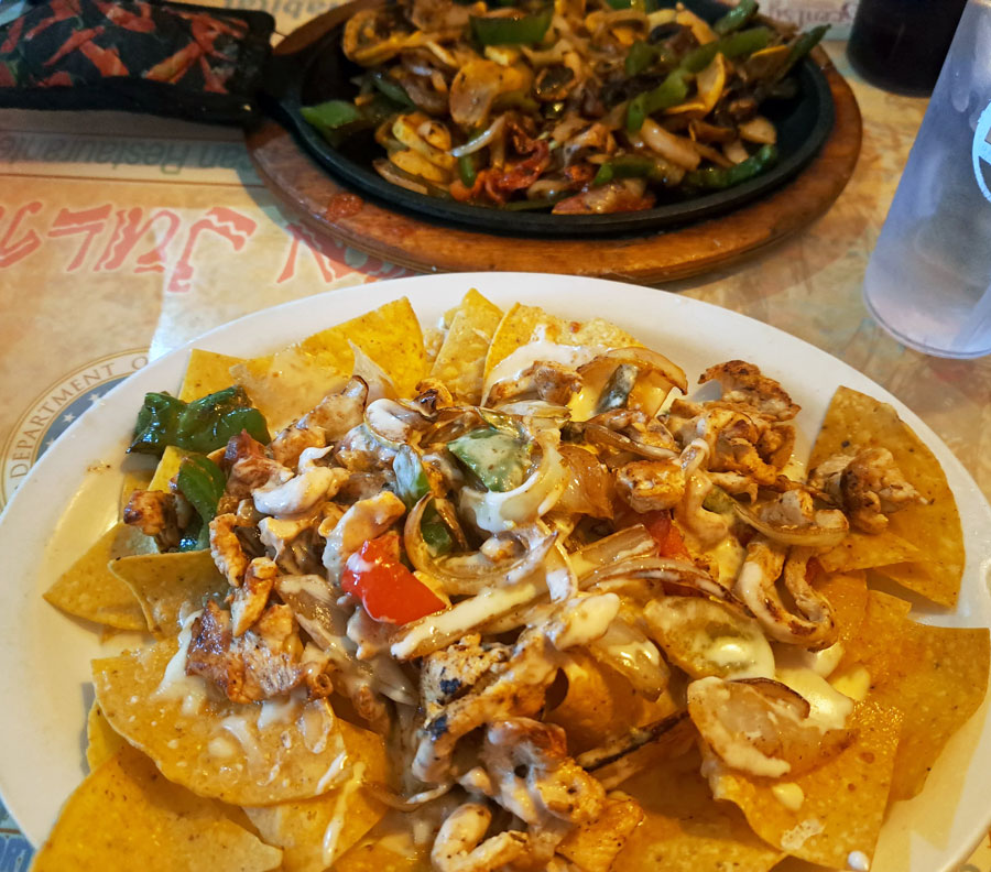 mexican fajitas with sides
