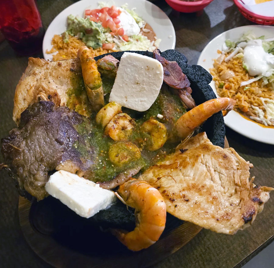 mexican fajitas with sides