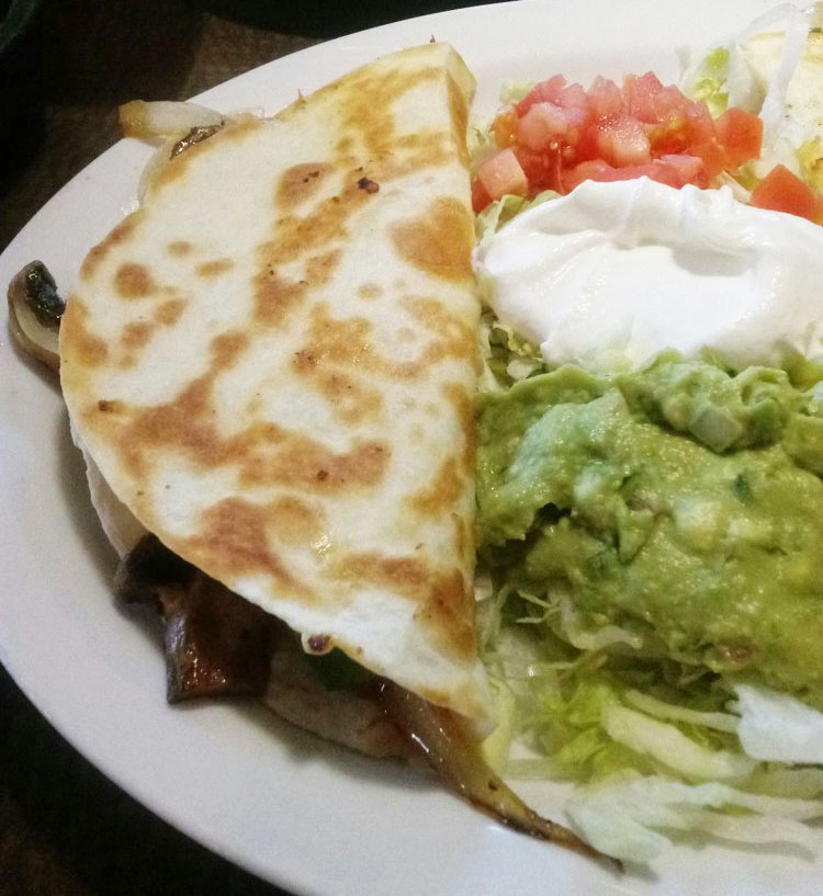 quesadilla with sides